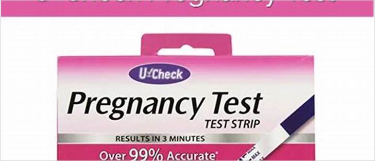 U check pregnancy test